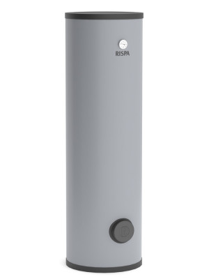 Бойлер с одним увеличенным теплообменником RBFL-400 напольный (нерж. сталь 304) "RISPA"