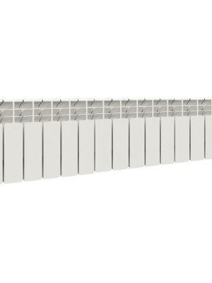 Радиатор алюм. НРЗ ЛЮКС 200/100/4 секции (пр-но в России) Теплоотдача 440 Вт